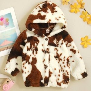 Cow print girl jacket